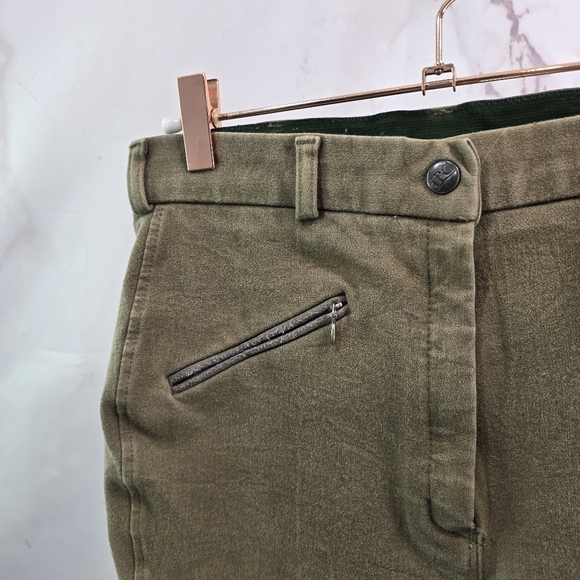 Platinum Breeches Womens 28 Riding Pants Brown Tan Seat Equestrian Jodhpurs JPC - Picture 2 of 13